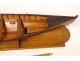 Model whaling boat oars collection showcase nineteenth century