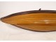 Model whaling boat oars collection showcase nineteenth century