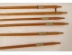 Model whaling boat oars collection showcase nineteenth century