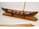 Model whaling boat oars collection showcase nineteenth century