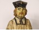 Saint-Yves statue in polychrome carved wood lawyer lawyer eighteenth century