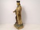 Saint-Yves statue in polychrome carved wood lawyer lawyer eighteenth century