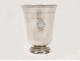 Silver pedestal cup Femiers Monogrammed 18th General