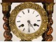 Charles X clocks Honoré Pons Marquetry Lemon Bronze 19th 1827