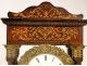 Charles X clocks Honoré Pons Marquetry Lemon Bronze 19th 1827