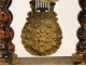 Charles X clocks Honoré Pons Marquetry Lemon Bronze 19th 1827