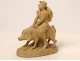 Terracotta sculpture Théodore Hébert satirical humor soldier pig nineteenth