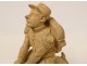 Terracotta sculpture Théodore Hébert satirical humor soldier pig nineteenth