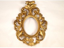 Carved gilt frame Foliage and Flowers 19th