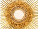 Monstrance Monstrance gilded copper cross 20th