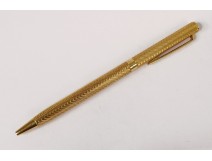 Solid gold pencil pen 18 carats head eagle PB 23gr 20th century