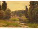 HSP Painting The district Houmeau Angouleme 1910 Forel