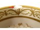 Paris porcelain cup saucer grisaille gilding young woman Empire XIXth