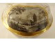 Paris porcelain cup saucer grisaille gilding young woman Empire XIXth