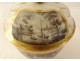 Paris porcelain cup saucer grisaille gilding young woman Empire XIXth