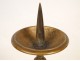 Picnic Candle bronze tripod 17th