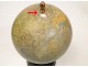 Earth globe géeographe J.Forrest 20th