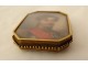 Miniature painted portrait General Comte de Coutard gold frame Empire XIXth