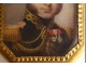 Miniature painted portrait Colonel Vicomte de Coutard gold frame Empire XIXth