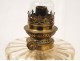 Oil Lamp W &amp; W Kosmos Brenner Crystal Onyx NAPIII 19th