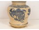 Pot-covered blue ceramic Chinese 18th