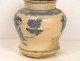 Pot-covered blue ceramic Chinese 18th