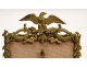 Watch stand gilt bronze Empire Napoleon Eagle 19th