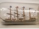 Bottle model boat 4 masts Dioaram Exvoto 1908