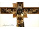 Reliquary Crucifix Christ 19th Holy Jerusalem