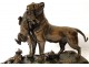 Lioness Cubs bronze sculpture Auguste Cain Susse Frères Paris 19th