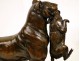 Lioness Cubs bronze sculpture Auguste Cain Susse Frères Paris 19th