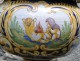 Pair of gardening column Nevers faience Montagnon NAPIII 19th