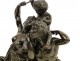 Bronze sculpture triumph of Bacchus Putti Cherubs Clodion 19th