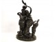 Bronze sculpture triumph of Bacchus Putti Cherubs Clodion 19th