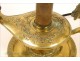 Lamp kettle Empire gilt bronze oil lamp 20th