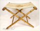 Stool giltwood Aubusson tpisserie NAPIII 19th