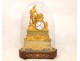 Gilt bronze clock Japy Brothers, Restoration, nineteenth