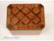 Piggy bank rosewood marquetry 19th NAPIII