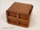 Piggy bank rosewood marquetry 19th NAPIII