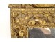 Provencal mirror carved gilded wood cherub musician violin mirror 18th century