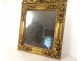 Provencal mirror carved gilded wood cherub musician violin mirror 18th century