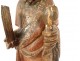 Statue polychrome wood sculpture Saint-Paul of Tarsus sword book XVIII