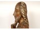 Statue polychrome wood sculpture Saint-Paul of Tarsus sword book XVIII