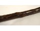 Makila Basque medlar horn walking stick leather handle 20th century