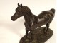 Bronze sculpture equestrian statue animal horse 19th century