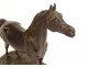 Bronze sculpture equestrian statue animal horse 19th century