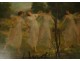 Large HST François Lafon dance Nymphs Muses allegory Spring 19th century