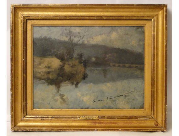 HST Impressionist Landscape by JL Forain nineteenth