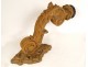 Pair of large sconces in carved lime wood early 18th century