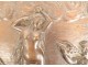 Pair of carved wooden panels Toilet Birth Venus de Vinci Servet 20th